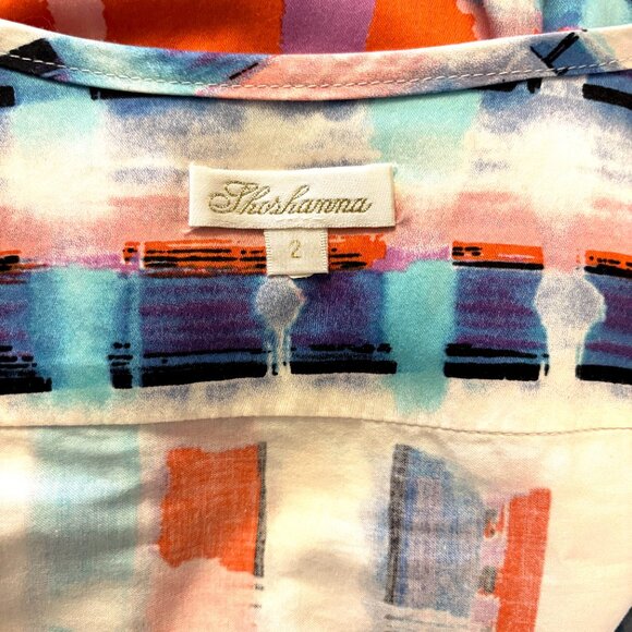 Shoshanna Abstract Print Sundress - Size 2 - Picture 4 of 11